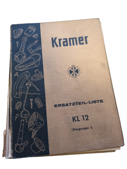 Ersatzteilliste Kramer KL12