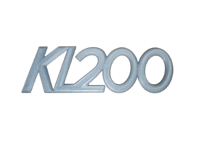 Schriftzug Motorhaube "KL200"